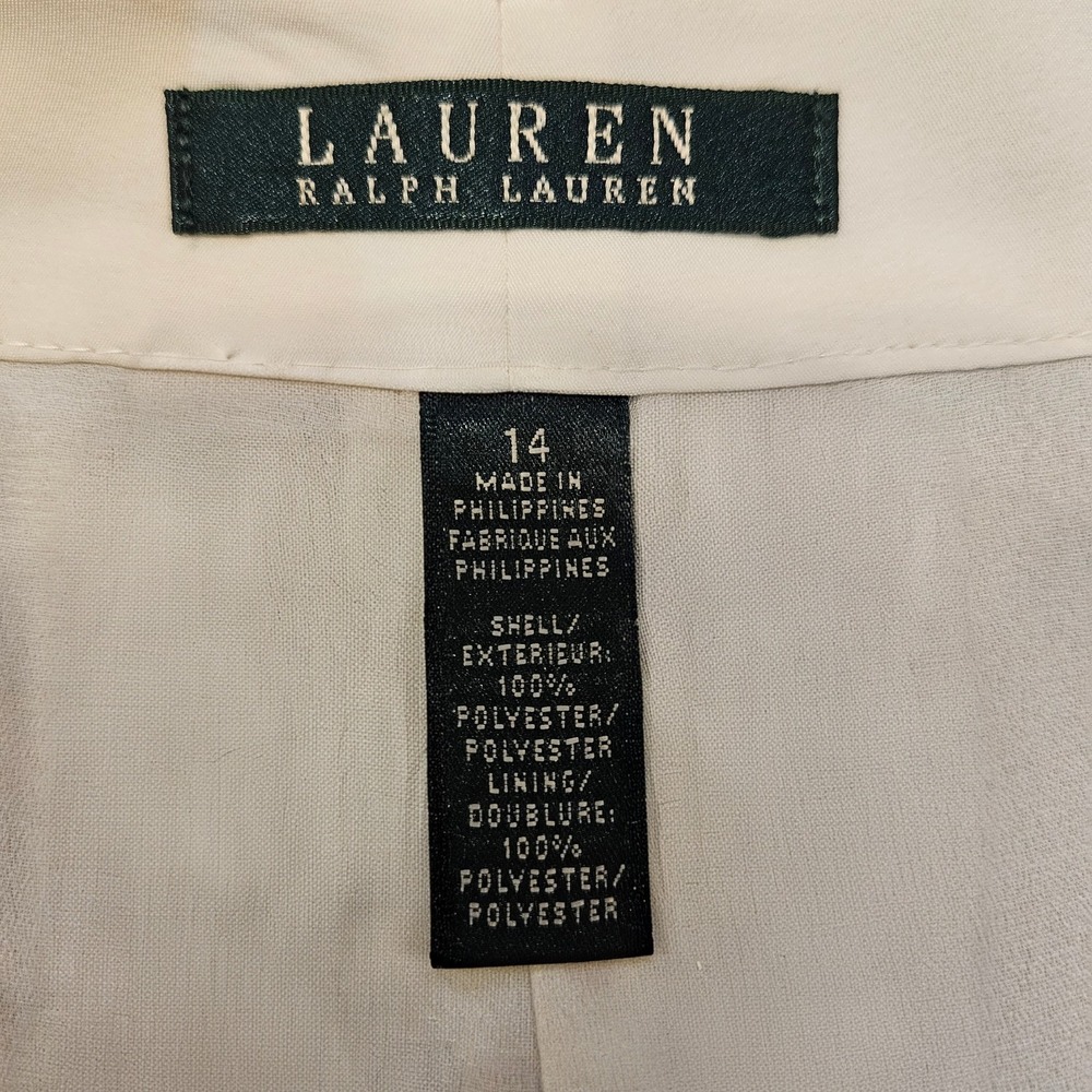 Lauren Ralph Lauren Pearl Short Sz 14 NWT Mid Lined Pleated Classic Coastal Chic - Picture 3 of 8